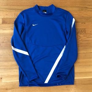 Nike Soccer Long Sleeve Blue Pullover